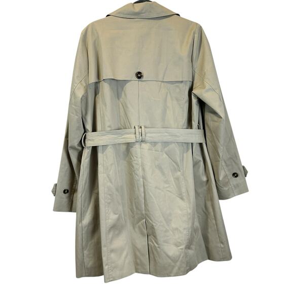 Barbour Short Greta Showerproof Trench Coat Light Fawn Women's 12 NWT Classic - Picture 5 of 16